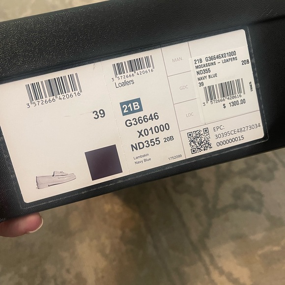 Navy Chanel lambskin loafers - perfect condition! - Picture 2 of 7